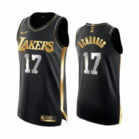 Dres Los Angeles Lakers Dennis Schroder 17 2020-21 Crna Golden Edition Swingman